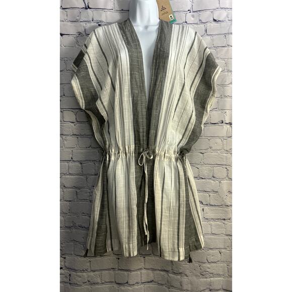 prAna Marina Bay Tunic – Small / Charcoal – Organic Cotton Performance Woven NWT - Picture 2 of 7